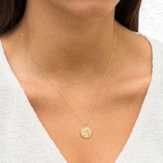 The Angel Medallion Necklace makes a gorgeous statement. It's the perfect necklace to layer with your other favorites for a night out - or wear it by itself for your morning coffee run with friends. You'll love how it adds a bit of sweetness and confidence to any outfit. DETAILS Necklace length: 18" with 2" extender 14k gold filled -or- sterling silver chain & findings 14k gold vermeil (14k gold plating over sterling silver) -or- sterling silver 15mm charm Safe for sensitive skin & shower safe Running Friends, Coffee Run, Detailed Necklace, Angel Necklace, Medallion Necklace, Necklace Simple, Favorite Rings, Simple Necklace, The Angel