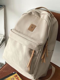 Professional Backpack, Knot Decor, College Backpack