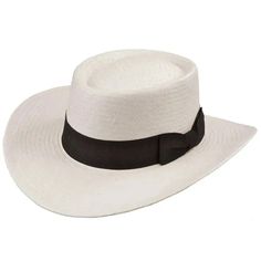 Classic Adjustable Solid Boater Hat, Classic Top Hat With Flat Bill For Rodeo, Classic Flat Bill Hat For Rodeo, Western Style Fitted Hat With Flat Bill, White Fitted Fedora Hat, Classic Adjustable Boater Hat For Country Events, White Fitted Fedora Straw Hat, White Fitted Fedora With Brim, Classic Adjustable Summer Hat