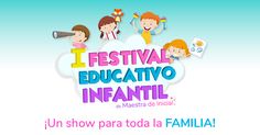 an advertisement for the festival infinanti, with children on top of it