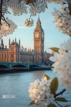 the big ben clock tower towering over the city of london