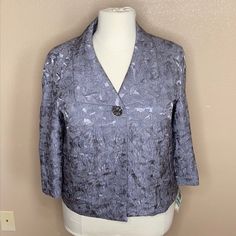 Reposhing This Item I Purchased From @Loveklothing. Loved It, But For A Bit Too Big. This Item Is Still New With Tags! Questions? Leave A Comment Below! Brocade Jacket, Jacket Blazer, Suit Jackets, Blazer Suit, Blazer Jacket, Size 16, Suit Jacket, Jackets & Coats, Jackets For Women