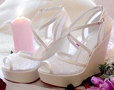 6 cm , 8 cm , 10 cm , 11 cm , 12 cm , 13 cm and 14 cm heel length options Ivory , White Color options Note : Guipure model on shoes can be changed by us according to available guipure models . Elegant White Wedge Sandals For Wedding, Elegant Open Toe Wedge Sandals For Wedding, White Wedge Sandals For Wedding, White Wedge Heel Sandals For Wedding, White Wedge Heel Heels For Wedding, Open Toe Platform Wedge Sandals For Wedding, Elegant Cream Wedge Sandals For Party, Elegant Platform Wedge Sandals For Wedding, White Wedge Heel Wedding Shoes