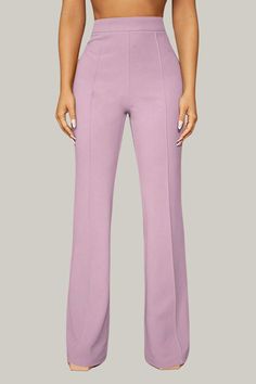 Introducing our exquisite Paityn High Waist Office Pants - a must-have addition to your professional wardrobe. These high waist pants feature a flattering flare leg and a regular fit for effortless elegance and sophistication. 95% Polyester, 5% Elastane Model is wearing size small Please allow 3-5 business days to process and ship. in cm : Size US Length Waist Size Hip Size Thigh Inseam XS 2 104.90 60.00 86.80 53.90 76.50 S 4 105.80 64.00 90.80 56.30 77.00 M 6 106.70 68.00 94.80 58.70 77.50 L 8/