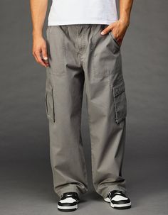 Rsq Loose Cargo Pull On Pants. Elastic Waist. Button Closure With Zipper Fly. Cargo Pockets On Both Legs. Slant Hand Pockets. Dual Back Pockets. Loose Fit. 100% Cotton. Machine Wash. Imported. Relaxed Fit Cargo Pants, Casual Cargo Pants With Button Closure, Casual Cargo Pants With Button Closure And Tapered Leg, Casual Cotton Cargo Pants With Button Closure, Casual Tapered Leg Cargo Pants With Button Closure, Casual Work Pants With Button Closure, Casual Wide Leg Cargo Pants With Button Closure, Casual Full-length Bottoms With Button Closure, Casual Gray Bottoms With Belt Loops