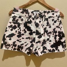 Cowprinted Cutoff Shorts New With Tags Size 27 Offers Welcome Bundle And Save Offers Welcome Dm For More Details! All Listings Are In A Pet Free, Dust Free, & Smoke Free Environment! Each Item Is Carefully Stored In A Protective Wrap And Placed In A Lid Covered Bin Until Purchase! Casual All Over Print Spring Bottoms, Casual Floral Print Mini Shorts, Casual Mini Length Floral Print Shorts, Relaxed Fit Bottoms With All Over Print For Spring, Trendy Cotton Bottoms With All Over Print, Summer Cotton Bottoms With All Over Print, Casual All Over Print Bottoms For Summer, Printed Short Bottoms For Summer, High Waist Printed Bottoms For Day Out