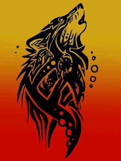 Fire/ tribal wolf tattoo for forearm | tattooed. | Pinterest | Tribal ...