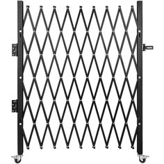 Single Folding Security Gate: Adjustable Width and Strong Construction and Good Mobility; Our folding security gates are made of strong 3/4 in G14 channel steel, with a black powder coat finish to preserves the integrity and extend its longevity; The safety lock design increases the security, and an installation kit can ease your assembly; Such stretchable door gates are the ideal gates for securing your high-traffic hallways or entryways in any business or industry; Single Folding Door; Durable Transit Camper Conversion, Ford Transit Camper Conversion, Gate Wheel, Folding Scissors, Retractable Door, Scissors Design, Security Gates, Garden Fence Panels, Safety Barriers