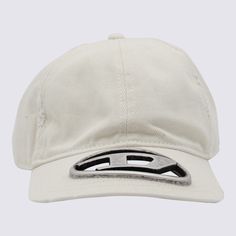 Find Diesel Cotton Baseball Cap on Editorialist. White cotton baseball cap from Diesel featuring distressed effect, Oval D logo plaque, curved peak, adjustable fit and silver-tone hardware. Size Type: NUMERIC RTW D Logo, Vintage Details, Metal Logo, Metallic Logo, White Cotton, Baseball Cap, Accessories Hats, Adjustable Straps, Silver Tone