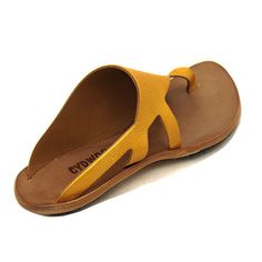 Women's CYDWOQ Sandal Modern Slip-on Leather Sandals, Modern Yellow Leather Sandals, Men Leather Sandals Fashion, Leather Slip-on Sandals With Stitched Sole, Leather Slip-on Sandals With Red Sole, Cydwoq Sandals, Casual Shoes Women Sneakers, Shoe Template, Fancy Sandals