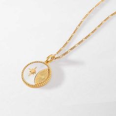 Inspired by vintage coins found in East Asia, these modern-day talismans carry icons of good fortune. The Solar Necklace, with a microcosmic galaxy of sun, star, and a moon symbolises dreams and aspirations for the future. In the world of feng shui, pearl is believed to symbolize wealth and good luck. You go, girl. Det Dainty Gold-tone Round Necklace, White Delicate Chain Necklace, Luxury Gold Chain Necklace With Pearl Pendant, Silver Gold Plated Costume Jewelry Necklace, White Luxury Necklace With Delicate Chain, Elegant Gold-tone Medallion Necklace With Adjustable Chain, Luxury White Clavicle Chain Necklace, Luxury White Necklace With Delicate Chain, Luxury White Medallion Necklace