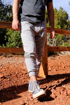 You'll love them and live in them.. nothing describes our brand more than our iconic old-school joggers. Crafted from our softest cotton/ modal, this slim fit, luxe fleece pant, takes you from workin' out to hangin' out. Model is 5'11" and wears a size M 3LJ5-HGY Gray Sweats With Elastic Waistband For Jogging, Urban Cotton Sweats For Loungewear, Heather Grey Athleisure Sweats For Loungewear, Gray Joggers For Loungewear, Gray Joggers With Elastic Waistband For Loungewear, Urban Joggers With Ribbed Cuffs For Loungewear, Gray Relaxed Fit Pants For Jogging, Comfortable Gray Joggers With Elastic Waistband, Comfy Gray Joggers With Elastic Waistband