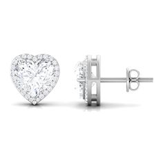 Product Details Adorable Heart Stud Earrings are a stunning and romantic accessory. The Heart Shape Zircon Stone is surrounded by a halo of smaller stones, creating a sparkling and eye-catching design. The secure back closure ensures the earrings stay in place all day long. These CZ Stud Earrings make a great gift for someone special, whether for a birthday, anniversary, or just to show them how much you care. With a classic and timeless style, these Heart Earrings are sure to be treasured for y Heart-shaped Cubic Zirconia Earrings For Anniversary, Luxury Heart-shaped Cubic Zirconia Earrings, Heart-shaped Cubic Zirconia Crystal Earrings For Wedding, Heart-shaped Gold Cubic Zirconia Earrings, Heart-shaped Crystal Cubic Zirconia Earrings, Cz Stud Earrings, Heart Studs, Heart Earrings Studs, Heart Earrings