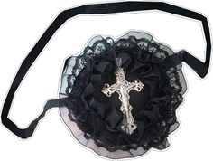 |14:193#Cross;200007763:201441035 Gothic Adjustable Costume Accessories For Alternative Fashion, Black Adjustable Vintage Costume Accessories, Vintage Black Adjustable Costume Accessories, Black Gothic Costume Accessories For Alternative Fashion, Black Punk Costume Accessories, Alternative Black Costume Accessories For Festivals, Black Steampunk Costume Accessories For Alternative Fashion, Vintage Black Halloween Costume Accessories, Adjustable Black Punk Costume Accessories