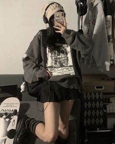 Korean Outfits, Casual Style Outfits, Grunge Outfits, Aesthetic Outfits, Look Cool