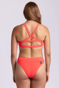 Zoe High Waisted Bikini Bottom | Cheeky Cut Swimsuit | JOLYN Solid Swimwear With Built-in Padding For Beach, Stretch Swimwear With Built-in Padding For Beach, Summer Swimming Tankini With Wide Waistband, Summer Tankini With Wide Waistband For Swimming, Poolside High Waist Bra-friendly Tankini, Beach Season Swimwear With Contoured Waistband, Summer Beachwear With Contoured Waistband, Contoured Waistband Swimwear For Beach Season, Beachwear Swimwear With Contoured Waistband