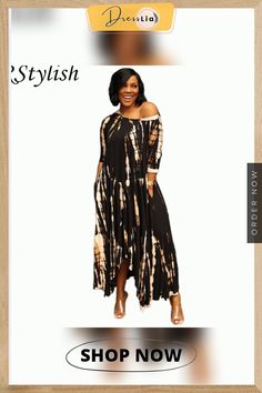 Women Streetwear Tie Dye Print Loose Fit Irregular Maxi Dress Casual Fall Dress With High-low Hem, Asymmetrical Dresses For Fall Day Out, Casual Asymmetrical Midi Dress For Fall, Casual Asymmetrical Dress For Fall, Casual Asymmetrical Fall Dresses, Bohemian Asymmetrical Fall Dresses, Black Asymmetrical Long Sleeve Dress For Summer, Black Long Sleeve Asymmetrical Dress For Summer, Black Long Sleeve Asymmetrical Summer Dress