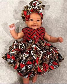 Stay in the minds of your loved ones with this gift. Surprise your dear ones with this wonderful addition! African Baby Doll Dress, Baby Dresses Design, Babies Dresses Girl, Ankara Baby Dress, Kids Dress Design, Dress For Kids Girl, Dresses For Babies, Baby African Clothes, African Kids Clothes