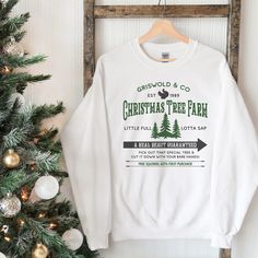 "HOW TO ORDER ---------------------------------------------- ►Please select from the drop down options above the add to cart button ►Add any custom requests to the personalization section when ordering. ------------------------------------------------ Looking for a fun sweatshirt for the Holidays? Then this hilarious \"Griswold & Co Christmas Tree Farm\" a real beaut unisex adult crew neck simple sweatshirt is perfect for all your Christmas and New Year activities! Also makes a funny Christm Griswold Christmas Tree, Farm Sweatshirt, New Year Activities, Simple Sweatshirt, Griswold Christmas, New Years Activities, Matching Sweatshirts, Raspberry Red, Fun Sweatshirts