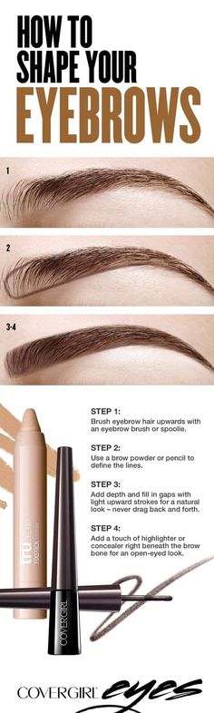 25 Step-by-Step Eyebrows Tutorials to Perfect Your Look Make Up Mata, Shape Your Eyebrows, Bold Eyebrows, Permanente Make-up, Bentuk Alis, Makeup Tip, Eye Brows, Smink Inspiration, Brow Powder