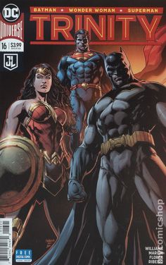 the cover to batman and wonder woman in trinity