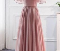 Pink Long Chiffon Wedding Party Dresses, Cute Formal Dress, Chiffon Long Gowns on Luulla Cute Formal Dress, Cute Formal Dresses, Long Gowns, Dresses Cute, Gowns Prom, Dress Chiffon, Lace Evening Dresses, Long Gown, Evening Dresses Prom