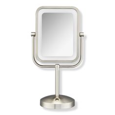 Reflections Oblong Double-Sided 1x/8x Magnification Mirror - LED LIGHTED 8X MAG MIRROR OBLONGBenefitsDouble-Sided 1x/8x MagnificationOblong Square Design3 Light Settings Select low, medium or high at the touch of a button and reveal yourself in soft, even lighting so you can easily achieve a flawless look for any occasion.Lifetime LED Lighting: Experience clear, energy-efficient illumination with light bulbs that never need to be replaced.360 degree Rotation: Versatility and easy positioning for Clear Energy, Mirror Led, Home Tools, Perfect Makeup, Batteries Not Included, Tool Accessories, Aa Batteries, Ulta Beauty, Square Design