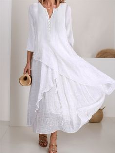 Linen Dress Women, Cotton Linen Dresses, Cotton Blends Dress, Half Sleeve Dresses, Trends 2023, Best Dress, Drafting Patterns, Linnet, 2024 Trends