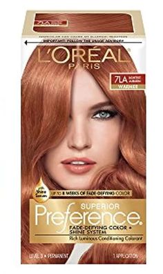 Loreal Hair Color Chart Brown Shades, Loreal Hair Color Chart, Golden Copper Hair, Auburn Hair Dye, Light Auburn Hair Color, Brown Hair Color Chart, Loreal Hair Color, Light Auburn Hair, Schwarzkopf Hair Color