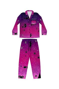 These personalized pajamas for women feel divinely soft to the touch thanks to their 95% polyester and 5% spandex blend. Now, you can add a custom design all over the soft, satin fabric and create unique pajama sets. Each set comes with a notch lapel (collar style) and a drawstring waist for a comfy, snug fit.  .: Material: 95% satin polyester, 5% spandex .: Seam thread color is matched close to the design .: Trim, drawstrings and buttons available in black Halloween Pyjamas, Satin Pyjamas, Satin Pyjama, Pyjama Satin, Personalized Pajamas, Pajamas For Women, Halloween Pajamas, Pyjama Sets, Sleep Shorts