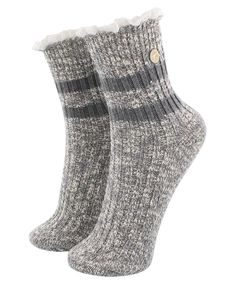 PRICES MAY VARY. Cotton Blend Imported Socks With Birkenstocks, Birkenstock Fashion, Birkenstock With Socks, Socks Ideas, Lace Ankle Socks, Women Socks Fashion, Summer Sock, Birkenstock Women, Lace Socks