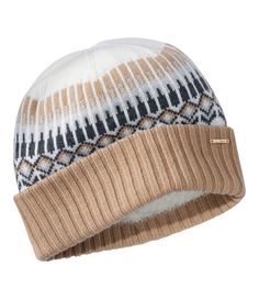 This cozy hat is inspired from our archives of classic wool hats. It's the perfect warm hat for a dog walk, a day on the trail or an afternoon at the game. Slightly Fitted. Slightly Fitted. 50% recycled nylon/25% recycled polyester/25% wool. 50% recycled nylon/25% recycled polyester/25% wool. Built with a durable wool blend featuring recycled nylon and polyester. Cozy, warm, and soft, featuring eye-catching fun colors and prints. Built with a durable wool blend featuring recycled nylon and polye Bean Boots Men, Fair Isle Hat, Wool Hats, Dog Walk, Hat Wool, Winter Hats For Men, Cozy Hat, Women's Headwear, Bean Boots