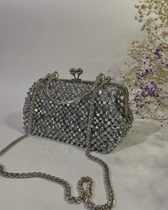 Pearl Bag,crystal Bag,handmade Bag,beaded Bag,luxury Bag,personalized Bag,luxury Crystal Bag,elegant Evening Bag,shining Handbag,blue Bag - Etsy Türkiye Elegant Silver Clutch With Mobile Phone Bag, Luxury Silver Rectangular Box Bag, Silver Clutch Evening Bag For Mobile Phone, Silver Rectangular Clutch For Mobile Phone, Sparkling Crystal Bags For Party, Luxury Pouch Evening Bag With Pearl Handle, Luxury Evening Bag With Pearl Handle, Top Handle Clutch For Mobile Phone As Gift, Top Handle Mobile Phone Clutch Bag As Gift