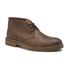 PRICES MAY VARY. LEATHER CHUKKA BOOTS FOR MEN: Gain a sleek yet casual aesthetic that is a versatile and timeless addition to your wardrobe. These ankle-high leather boots exude an effortless sophistication for whatever your day has in store. SUPERIOR LEATHER BUILD: Crafted with durable full-grain leather or suede upper and sheepskin and performance mesh lining, these men's chukka boots offer a polished look that is suitable for both men's work shoes and casual outings with friends. CRAFTED WITH DURABILITY: Built to last, these men's dress shoes feature a genuine crepe rubber outsole for sturdy construction, making them reliable men's ankle boots that hold up for everyday wear. CUSHIONED COMFORT: A cushioned, memory foam footbed with sheepskin and performance mesh covering provides optimal Men Leather Boots, Leather Boots For Men, Chukka Shoes, Johnston And Murphy Shoes, Mens Work Shoes, Leather Chukka Boots, Chukka Boots Men, Mens Ankle Boots, Casual Shoes For Men