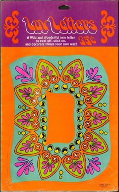 the front cover of an adult coloring book, with colorful designs on orange and blue