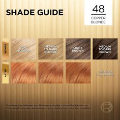 Hair Bleach, Copper Blonde, Diy Hair Color, Permanent Hair Dye, Brown To Blonde, Walmart Canada, Bleached Hair, Dark Blonde, Diy Hair