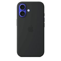 the back of an iphone 11 pro phone case in black with blue highlights on it