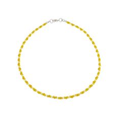 "Cheerful yellow seed bead necklace featuring round yellow and white glass seed beads. The cute yellow beaded necklace includes seed beads in bright yellow and  a darker more  mustard yellow beads alternating with white beads. Dainty yellow necklace can be secured with a brass lobster clasp for an all day secure and comfortable fit. Measurements(approx. see 3rd photo) Length:15.5\"(including clasp) Beads:about3-3.5 mm" Yellow Beaded Necklace With Letter Beads For Beach, Yellow Necklace With Letter Beads, Yellow Necklaces With Round Letter Beads, Yellow Necklaces With Letter And Round Beads, Yellow Beaded Necklaces With Faceted Beads For Gift, Yellow Faceted Beads Necklace For Gift, Yellow Faceted Beads Necklace As Gift, Yellow Necklaces With Colorful Beads For Beach, Yellow Letter Beads Jewelry For Beach