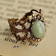 Products | Ragtrader Vintage Aventurine Jewelry, Green Aventurine Stone, Aventurine Stone, Magical Jewelry, Victorian Rings, Hippie Jewelry, Celtic Jewelry, Fall Jewelry, Filigree Ring