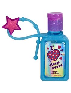 Grape I Heart Sleepovers Antibac | Girls Anti-bac Beauty | Shop Justice Uk House, Girls Clothing Online, Spa Accessories, Slumber Parties, Fidget Toys, Beauty Shop, Hand Sanitizer