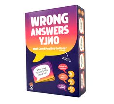 the wrong answers game is in its box