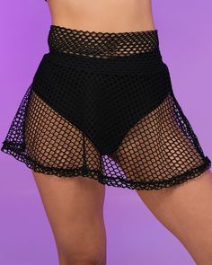 Black Fishnet Skater Skirt Clawdeen Costume, Frankie Stein Costume, Monster High Inspired Outfits, Fishnet Skirt, Costume Accessories Diy, Trilogy Tour, Pride Shoes, Hot Halloween Outfits, Net Skirt