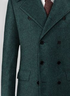 Draw a stroke of genius by pulling off our Highlander Melange Green Tweed GQ Overcoat. Afterward, maintain a prestigious character with a pure wool cloth, which exhibits sturdy, soft and evenly plush accents with gorgeous green hues. Also, with the help of precision tailoring, this suit will firmly put you at the top of sartorial stacks with sharp cuts and well- a proportioned stance that stand the test of time without lacking in style to convey a bold persona while attending a winter reception Winter Reception, Grey Tweed Suit, Herringbone Tweed Jacket, Green Velvet Jacket, White Linen Suit, Peaky Blinders Suit, Royal Blue Suit, Green Tweed, Blue Chinos