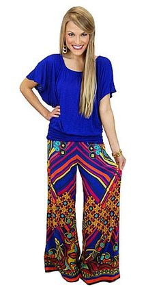 ADORABLE!!  New for Fall 2012 at www.shopbluedoor.com $42 Casual Patterned Bottoms With Vibrant Print, Casual Patterned Wide-leg Pants, Casual Summer Pants With Bold Print, Trendy Relaxed Fit Printed Pants, Trendy Printed Relaxed Fit Pants, Trendy Printed Pants With Relaxed Fit, Casual Stretch Patterned Pants, Spring Patterned Bottoms With Vibrant Print, Casual Summer Bottoms With Bold Print