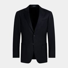 This navy Havana blazer is as versatile as it is refined. Tailored slim with a natural shoulder, it's an elegant go-to for any smart casual or business occasion. Unique Fits, Slim Fit Blazers, Wool Flannel, The Navy, Fitted Blazer, Style Expert, Fine Fabric, Wool Fabric, Smart Casual