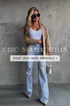 Shop 200+ New Arrivals! Trendy Boutique Clothing, Chic Summer Style, Cute Outfits With Jeans, Trendy Boutique, Summer Styles, Fall Fashion Outfits, Mom Outfits, Look At You, Business Casual Outfits