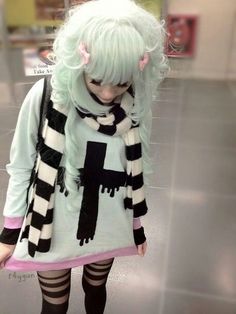 ꕮ ‿‿Style, pastel Goth, substyle, subculture, goth, pastel colors, kawaii clothes Grunge Summer, Estilo Harajuku, Kawaii Pastel Goth, Japan Kawaii, Harajuku Girls