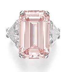 Gorgeous Noor Jouels 8-Carat Fancy Pink Emerald-Cut Simulated Diamond Ring With 2.10 Carat Heart-Shaped Cz Side Stones. 18 Kt White Gold Size 5.5 Elegant Pink Diamond Ring In Platinum, Luxury Pink Diamond Ring For Formal Occasions, Elegant Pink Gia Certified Diamond Ring, Elegant Gia Certified Pink Diamond Ring, Elegant Pink Diamond Ring With Vs Clarity, Formal Pink Diamond Ring With Vs Clarity, Pink Emerald Ring, Pink Diamond Wedding Rings, Fancy Pink Diamond Ring