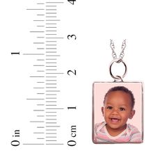 You'll always remember that special moment with this personalized small rectangular photo necklace. Crafted in 10K rose gold A photo of your choice appears on the front of the charm and your message is engraved on the back The rectangular charm measures 15.85 x 21mm The 18-inch rope chain secures with a spring ring clasp Please follow these steps: 1) Place your order; 2) Text your photo from your smartphone to (330) 435-8997; and 3) When prompted, please respond with your Order Confirmation #. Standard text messaging rates may apply. Personalized Rose Gold Necklace With Square Pendant, Rectangular Keepsake Jewelry For Mother's Day, Rectangular Rose Gold Sterling Silver Jewelry, Customizable Square Pendant Jewelry For Personalized Gift, Personalized Rectangular Charm Necklaces For Mother's Day, Mother's Day Personalized Rectangular Charm Necklaces, Personalized Rectangular Pendant Charm Necklace, Personalized Rectangular Rose Gold Necklace, Personalized Rectangular Jewelry For Memorial