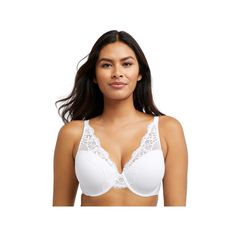 Say hello to super soft lace that provides all day comfort with this Bali One Smooth U Comfort Stretch Lace Underwire bra. Along with superb support, this smoothing bra has soft stretch lace at the neckline that smoothly follows your contours without gaps for a flexible fit. FEATURES Full-coverage design, plunge silhouette Super-soft lace construction Style no. DF0084LIFT & LINING Underwire Lightly padded cupsSTRAPS & HOOKS Adjustable, convertible straps Hook-and-eye back 3 hook columns 2 hook r Black Friday In July, Different Necklines, Shapewear Dress, Bra Measurements, Essential Accessories, Lace Underwire, New Bra, Full Coverage Bra, Womens Bras